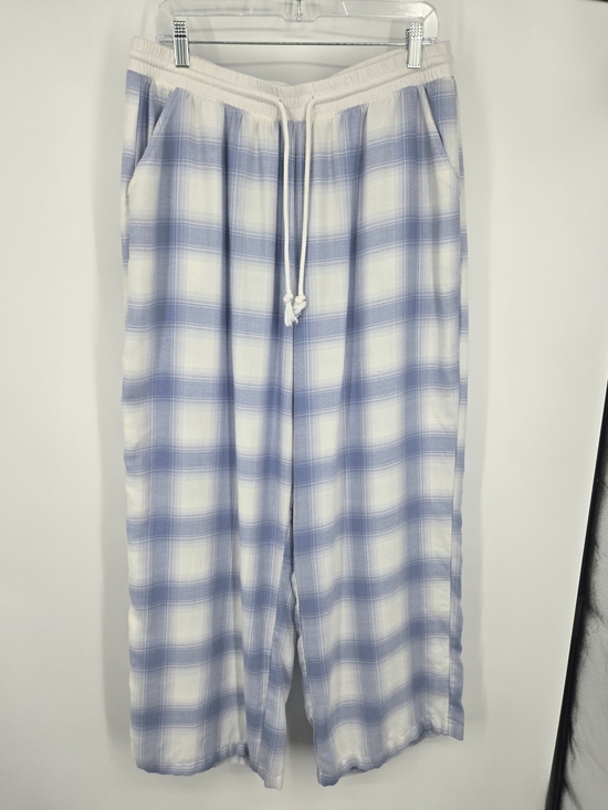 Happily Grey Other - Happily Grey Light Blue Plaid Lounge Pajama Pants XL (8386)